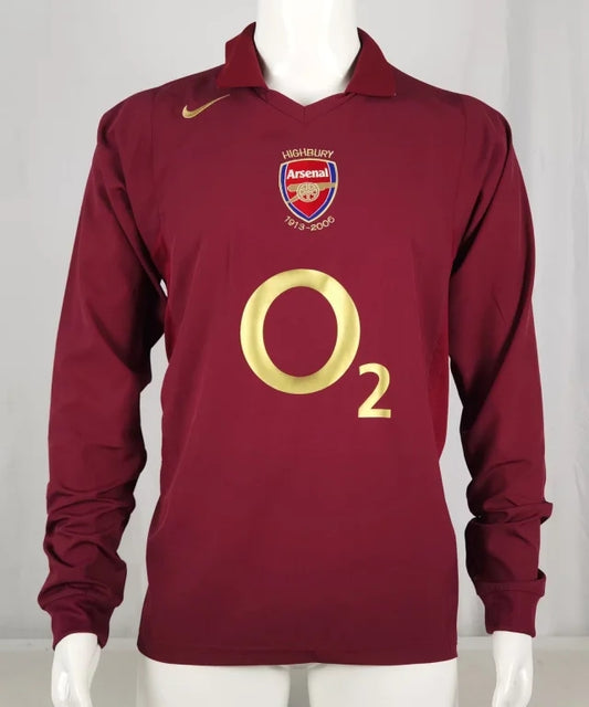 Camiseta Arsenal 2005/06 Local