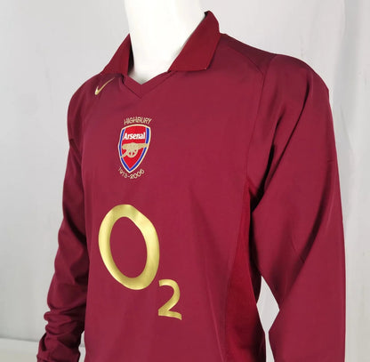 Camiseta Arsenal 2005/06 Local